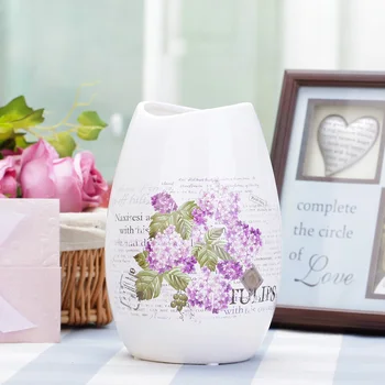 Jingdezhen Porcelain vase Ornaments Living Room Decoration Crafts Modern European Mediterranean White Vase ceramic flower vase
Jingdezhen Porcelain vase Ornaments Living Room Decoration Crafts Modern European Mediterranean White Vase ceramic flower vase