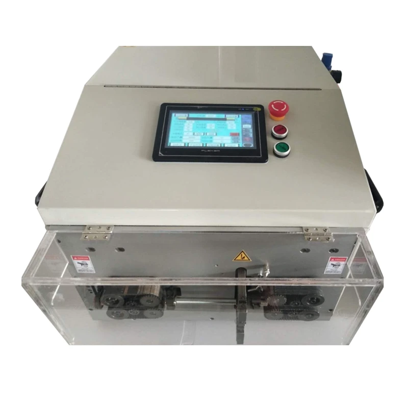 Touch screen SWT508 YHT2 Peeling Striping Cutting device machine for 3-10mm double round sheaths
Touch screen SWT508 YHT2 Peeling Striping Cutting device machine for 3-10mm double round sheaths