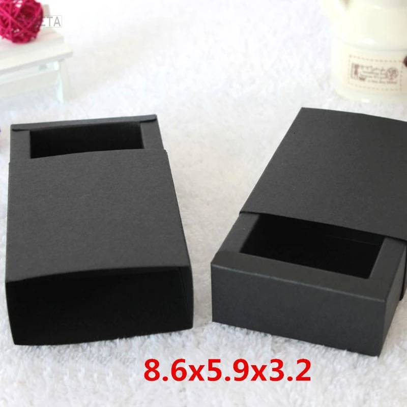 20pcs/lot-8.6*5.9*3.2cm Black Paper Drawer Box Retail Cosmetic Handmade Soap Gift Packaging Boxes
20pcs/lot-8.6*5.9*3.2cm Black Paper Drawer Box Retail Cosmetic Handmade Soap Gift Packaging Boxes