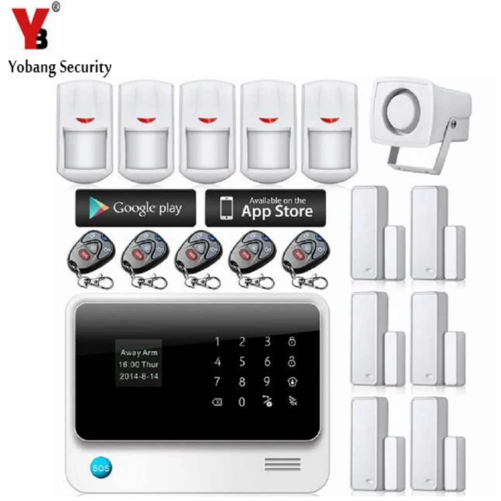 YobangSecurity GSM WIFI Burglar Alarm System Security Home Android IOS APP Control Wired Siren PIR/Door Alarm Sensor
YobangSecurity GSM WIFI Burglar Alarm System Security Home Android IOS APP Control Wired Siren PIR/Door Alarm Sensor