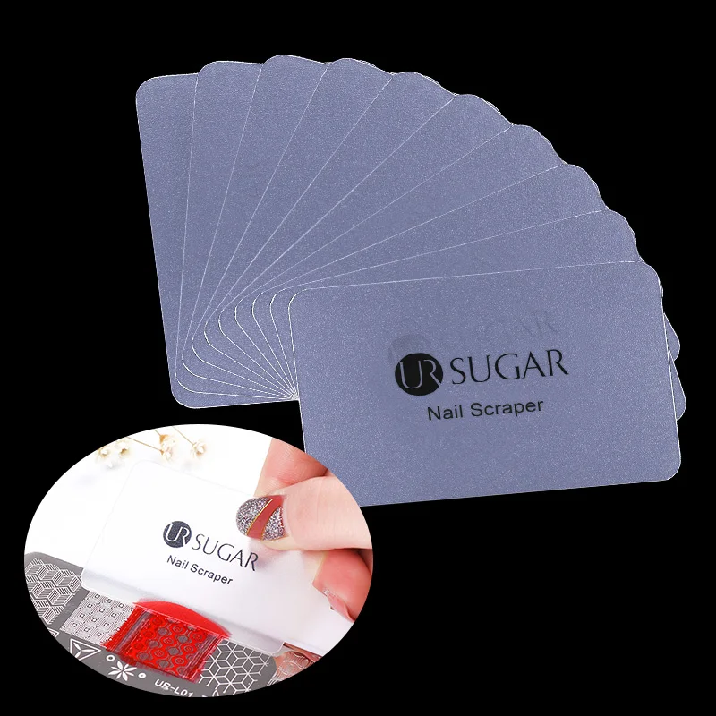 UR SUGAR 10Pcs/set Nail Art Stamping Scraper Matte Semitransparent for Stamping Polish Stamp Plate Manicure Nail Mini Card Tool
UR SUGAR 10Pcs/set Nail Art Stamping Scraper Matte Semitransparent for Stamping Polish Stamp Plate Manicure Nail Mini Card Tool