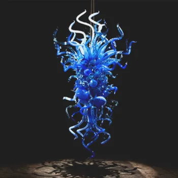 Modern Cobalt Blue Art Glass Chandelier Lightings LED Hotel Chandeliers
Modern Cobalt Blue Art Glass Chandelier Lightings LED Hotel Chandeliers
