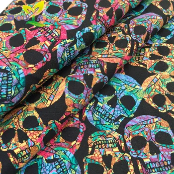 1 yards / colorful skull printed canvas DIY handmade fabric cloth curtain sofa table cloth cushion pillow bag
1 yards / colorful skull printed canvas DIY handmade fabric cloth curtain sofa table cloth cushion pillow bag
