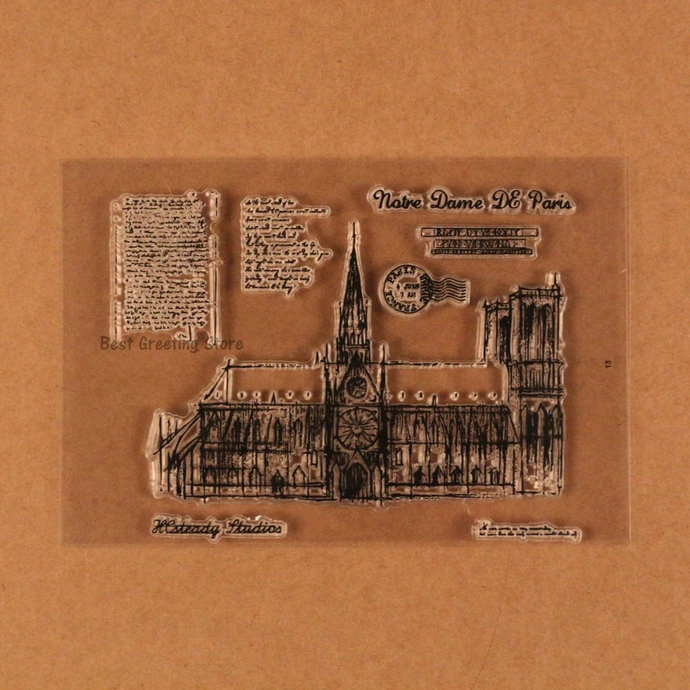 France Notre-Dame de Paris Stamps Clear Silicone Background Stamps Scrapbooking Paper Crafting Stamps
France Notre-Dame de Paris Stamps Clear Silicone Background Stamps Scrapbooking Paper Crafting Stamps