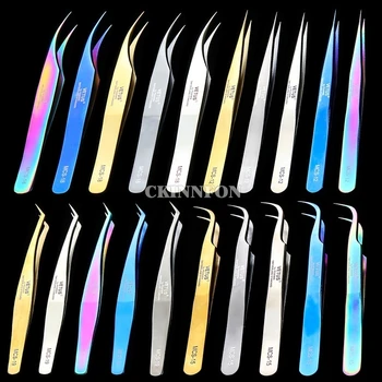 100Pcs/Lot Genunie MCS-15/12 Series Rainbow Tweezers False Eyelash Extension Tweezer Stainless Steel Tweezers New
100Pcs/Lot Genunie MCS-15/12 Series Rainbow Tweezers False Eyelash Extension Tweezer Stainless Steel Tweezers New