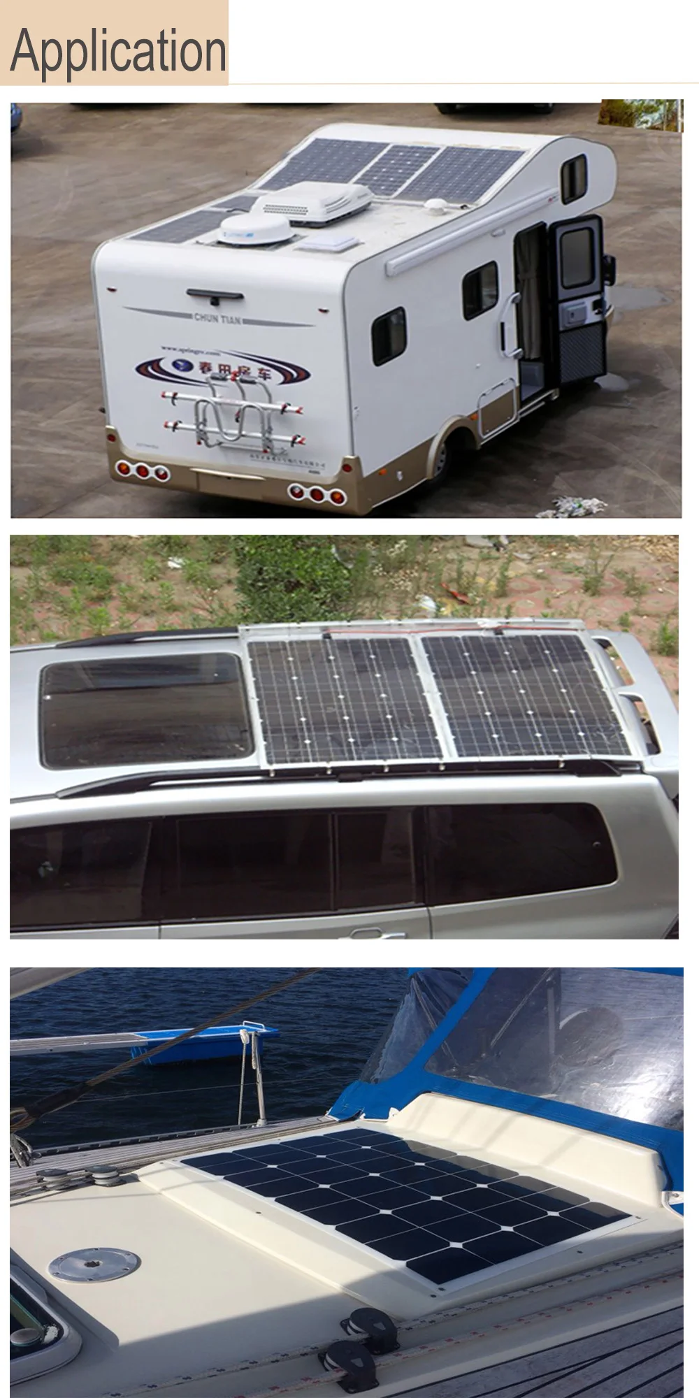 300w Mono-crystalline solar panels 12v DIY with 30A MPPT Charge controller kit RV Sadoun.com