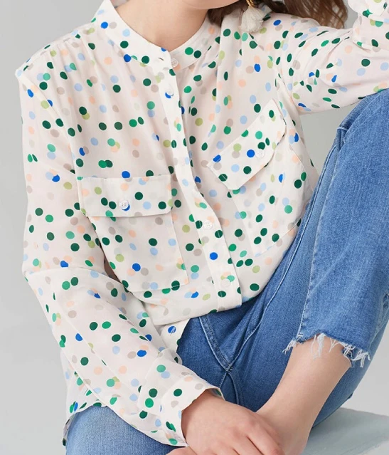 Women O Neck Silk Button Blouse Casual Long Sleeves Tops Fashion New 2019 Ladies Shirt
Women O Neck Silk Button Blouse Casual Long Sleeves Tops Fashion New 2019 Ladies Shirt