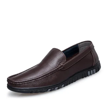 GOXPACER Spring Autumn Casual Shoes Slip On Cow Leather Men Shoes Genuine Leather Fashion Anti-Slippery British Style Classical
GOXPACER Spring Autumn Casual Shoes Slip On Cow Leather Men Shoes Genuine Leather Fashion Anti-Slippery British Style Classical