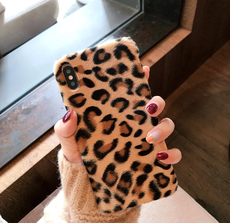 For Luxury leopard plush apple x mobile phone case iPhone xs max/8plus/7/6s/xr soft silicone shell female
For Luxury leopard plush apple x mobile phone case iPhone xs max/8plus/7/6s/xr soft silicone shell female