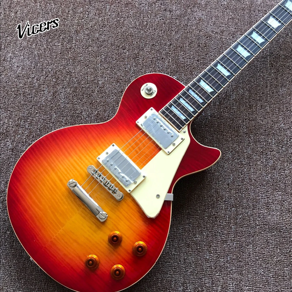 custom shop.Tiger Flame standard custom electric guitar. Standard Chinese honey color gitaar. Rosewood fingerboard guitarra.
custom shop.Tiger Flame standard custom electric guitar. Standard Chinese honey color gitaar. Rosewood fingerboard guitarra.