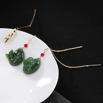 Vintage Elegant Drop Earrings For Lady 2019 Lovely Fish Koi Natural Jasper 925 Sterling Silver Earrings Jewelry Accessories
Vintage Elegant Drop Earrings For Lady 2019 Lovely Fish Koi Natural Jasper 925 Sterling Silver Earrings Jewelry Accessories