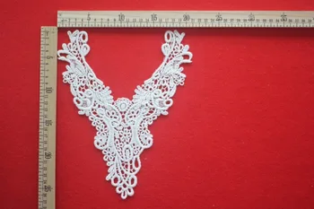 New neckline white water soluble DIY lace trim applique collar Embroidery Lace Neckline Collar Applique Trims Venise Patches
New neckline white water soluble DIY lace trim applique collar Embroidery Lace Neckline Collar Applique Trims Venise Patches