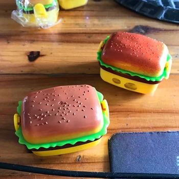 1PCS Double Hamburger Pencil Sharpener Gift 2 Blocks Erasers There Are 2 Pencil Sharpeners Inside Student Office Stationery
1PCS Double Hamburger Pencil Sharpener Gift 2 Blocks Erasers There Are 2 Pencil Sharpeners Inside Student Office Stationery