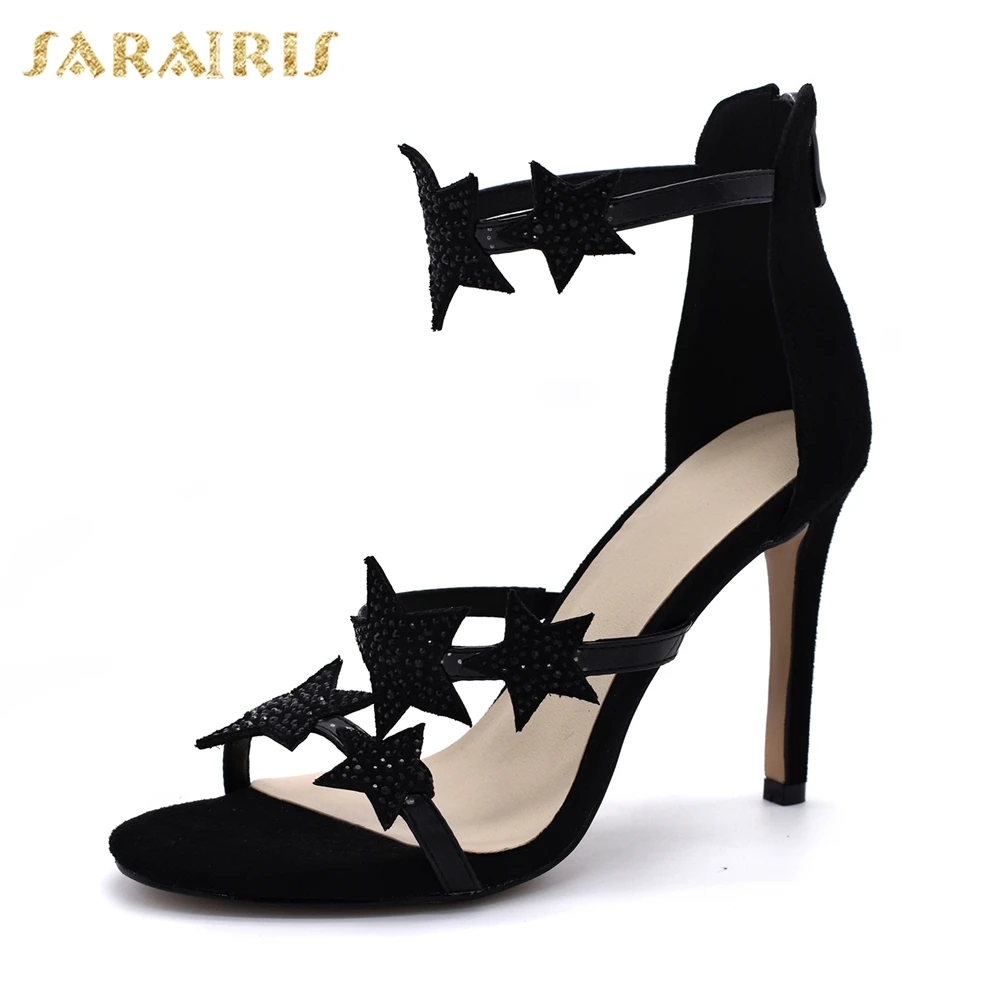 Sarairis 2019 Big Size 34-42 Sexy Luxury Elegant Women Shoes Thin High Heels Best Quality Shoes Woman Sandals
Sarairis 2019 Big Size 34-42 Sexy Luxury Elegant Women Shoes Thin High Heels Best Quality Shoes Woman Sandals
