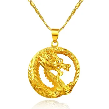 Myth Flying Dragon Pendant Chain Yellow Gold Filled Trend Mens Womens Pendant Necklace Gothic Style Jewelry
Myth Flying Dragon Pendant Chain Yellow Gold Filled Trend Mens Womens Pendant Necklace Gothic Style Jewelry