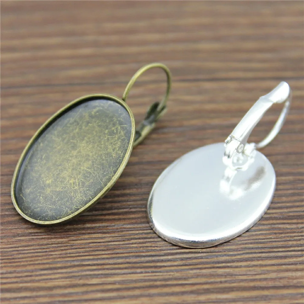 10pcs Fit 18x25mm Oval Glass Cabochon High Quality Copper Material French Lever Back Earrings Base Bezels
10pcs Fit 18x25mm Oval Glass Cabochon High Quality Copper Material French Lever Back Earrings Base Bezels