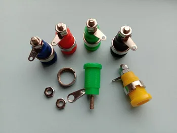 100 Pcs Binding Post Banana Jack for 4mm Safety protection Plug with Screw RH2096 5 color Red & Black & Blue & Green & Yellow
100 Pcs Binding Post Banana Jack for 4mm Safety protection Plug with Screw RH2096 5 color Red & Black & Blue & Green & Yellow