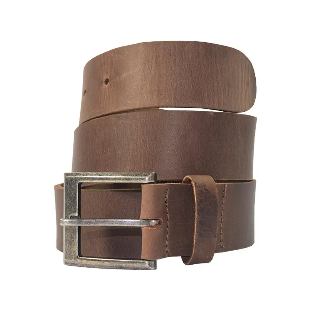 Men's Rustic Thick Leather Belt Handmade the belt is adorned with a classy nickel buckle that shouts style and charm
Men's Rustic Thick Leather Belt Handmade the belt is adorned with a classy nickel buckle that shouts style and charm