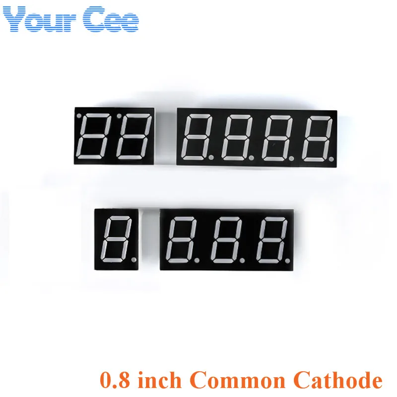 2pcs 0.8 inch Display Clock Digital Tube Common Cathode 0.8" 7 Segment Red LED DIY for 1bit 2bit 3bit 4bit
2pcs 0.8 inch Display Clock Digital Tube Common Cathode 0.8" 7 Segment Red LED DIY for 1bit 2bit 3bit 4bit