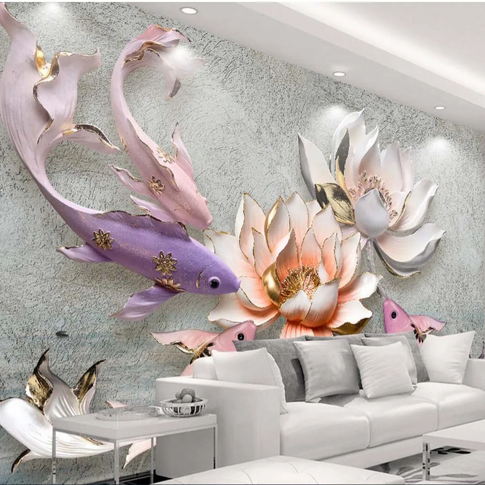Chinese Style Waterlily Fish Vintage Photo Mural Wallpaper Sofa TV Background Mural Landscape Wall Decor Wallpaper-roll-size
Chinese Style Waterlily Fish Vintage Photo Mural Wallpaper Sofa TV Background Mural Landscape Wall Decor Wallpaper-roll-size