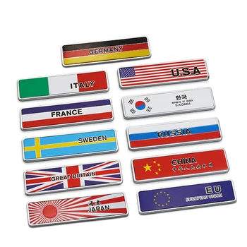 Aluminum National Flag Car Sticker Exterior Decorating Accessories For Bmw E87 Citroen C5 Nissan Qashqai J11 Toyota Rav4 Jaguar
Aluminum National Flag Car Sticker Exterior Decorating Accessories For Bmw E87 Citroen C5 Nissan Qashqai J11 Toyota Rav4 Jaguar