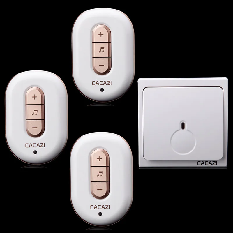 1 waterproof large button transmitter+3 doorbell receivers AC 110-220V 280M remote control digital wireless doorbell 1 waterproof large button transmitter+3 doorbell receivers AC 110-220V 280M remote control digital wireless doorbell <br><br>Aliexpress