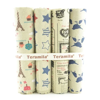 4 Pieces 50cmx50cm linen fabric fat quarters bundle shabby chic rough zakka vintage design for diy carfts sewing W3B6-17
4 Pieces 50cmx50cm linen fabric fat quarters bundle shabby chic rough zakka vintage design for diy carfts sewing W3B6-17