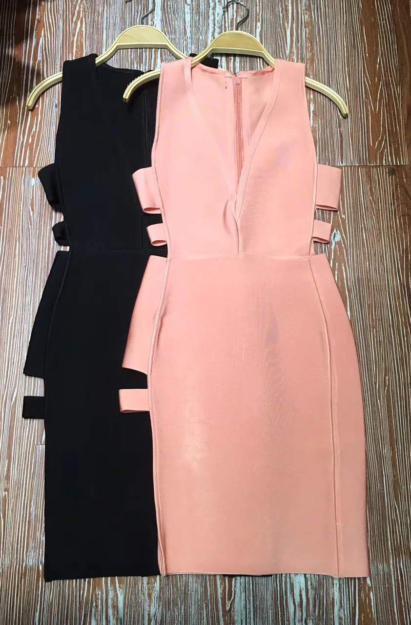 2017 New Summer Fashion Women Bandage Dress Cut Out Sheath Mini Deep V Black Pink Sexy Club Party Lady Girl Bodycon Dresses
2017 New Summer Fashion Women Bandage Dress Cut Out Sheath Mini Deep V Black Pink Sexy Club Party Lady Girl Bodycon Dresses