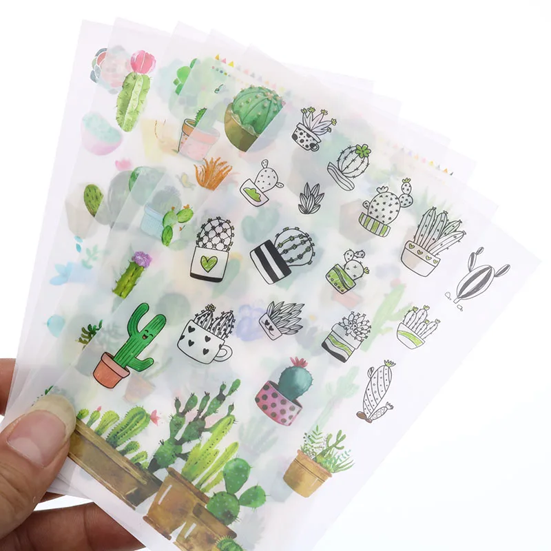6pc/bag, Creative Green Plant Transparent Sticker Pvc Children's Diary Scrapbooking Label Card Kawaii Sticker Set Gift
6pc/bag, Creative Green Plant Transparent Sticker Pvc Children's Diary Scrapbooking Label Card Kawaii Sticker Set Gift