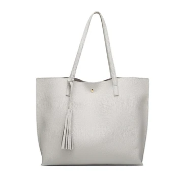 Large Capacity Soft Litchi Pattern Women Summer Trendy Tassel PU Leather Tote Bag Casual Shoulder Bag Travel Beach Handbags
Large Capacity Soft Litchi Pattern Women Summer Trendy Tassel PU Leather Tote Bag Casual Shoulder Bag Travel Beach Handbags