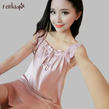 Sexy silk nightgowns 2020 new ladies nighties summer women dress sleeveless lingerie casual nightgown female sleepwear A282
Sexy silk nightgowns 2020 new ladies nighties summer women dress sleeveless lingerie casual nightgown female sleepwear A282