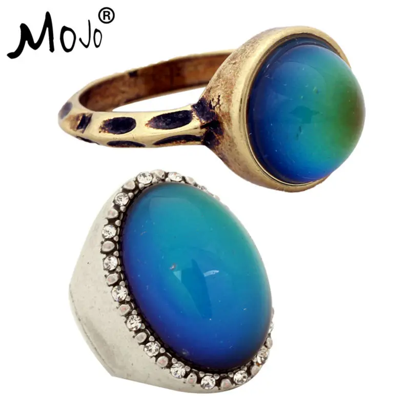 2PCS Vintage Bohemia Retro Color Change Mood Ring Emotion Feeling Changeable Ring Temperature Control Ring for Women RG002-RS027
2PCS Vintage Bohemia Retro Color Change Mood Ring Emotion Feeling Changeable Ring Temperature Control Ring for Women RG002-RS027