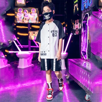 Child Hip Hop Costume Fashion Street Dancing Costumes Short Sleeve Shorts Outfit Wear Kids Performance Dance Clothes DQS2040
Child Hip Hop Costume Fashion Street Dancing Costumes Short Sleeve Shorts Outfit Wear Kids Performance Dance Clothes DQS2040