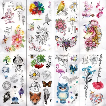 Unicorn Wolf Moth Universe Waterproof Temporary Tattoo Sticker Line Mountain Flash Tattoos Body Art Fake Arm tatoo Women
Unicorn Wolf Moth Universe Waterproof Temporary Tattoo Sticker Line Mountain Flash Tattoos Body Art Fake Arm tatoo Women