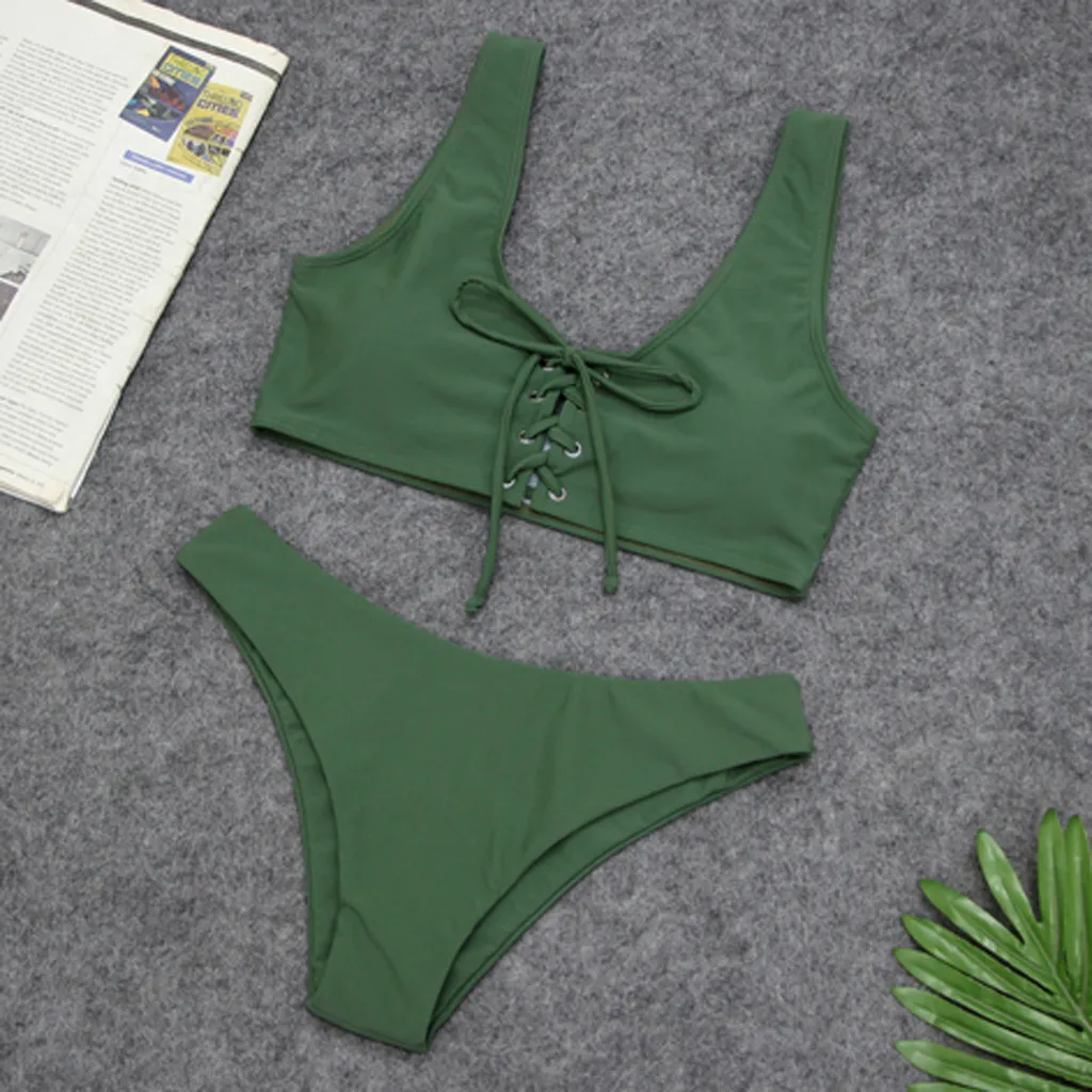 Women's Swimming Suit Sexy Bikini Swimsuit 2019 Swimwear Women's Two Piece Solid Bandage Sexy Split Swimsuit Bikini Beachwear
Women's Swimming Suit Sexy Bikini Swimsuit 2019 Swimwear Women's Two Piece Solid Bandage Sexy Split Swimsuit Bikini Beachwear