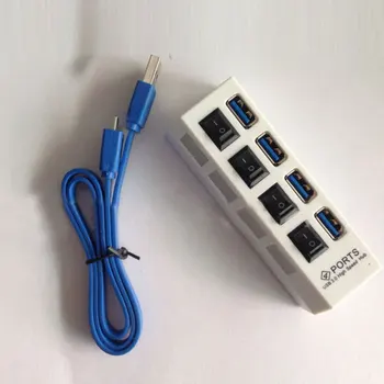 4 Port Micro USB Hub 3.0 USB Splitter High Speed 480Mbps USB 3.0 Hub LED With ON/OFF Switch For Tablet Laptop Computer Notebook
4 Port Micro USB Hub 3.0 USB Splitter High Speed 480Mbps USB 3.0 Hub LED With ON/OFF Switch For Tablet Laptop Computer Notebook