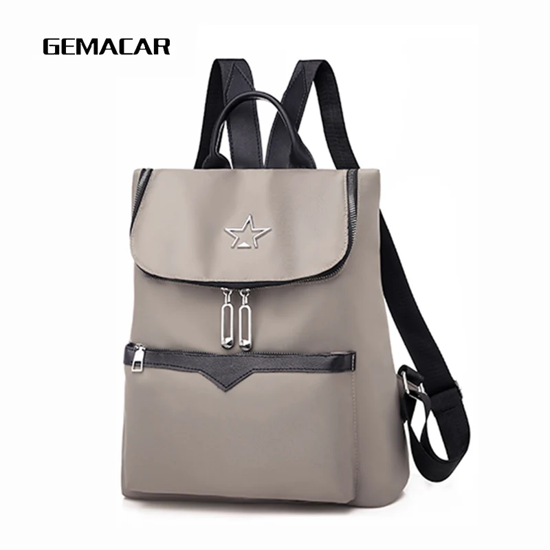 Casual Female Backpack Oxford Cloth Waterproof Solid Color Fashion Women Large-capacity Bag Student Travel
Casual Female Backpack Oxford Cloth Waterproof Solid Color Fashion Women Large-capacity Bag Student Travel