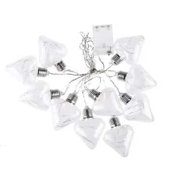 100 LED String lights Copper Wire Battery Lights String Loving Heart-Shaped Bulb Lamp Garland Home Christmas Wedding Party Decor 
100 LED String lights Copper Wire Battery Lights String Loving Heart-Shaped Bulb Lamp Garland Home Christmas Wedding Party Decor