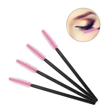 200 Pcs/pack Silicone Mascara Wands Disposable Eyelash Brushes for Extensions Lash Applicators Makeup Tool Kit with Black/Pink
200 Pcs/pack Silicone Mascara Wands Disposable Eyelash Brushes for Extensions Lash Applicators Makeup Tool Kit with Black/Pink