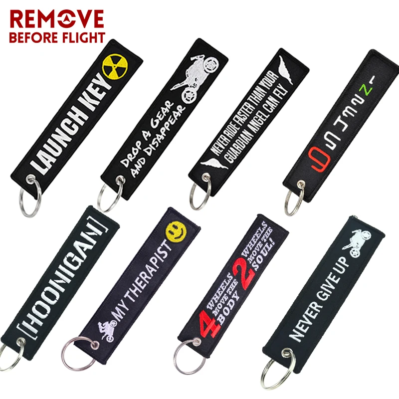 New Fashion Nuclear Launch Key Chain for Motorcycles and Cars Gifts Tag Embroidery Key Fobs Holder OEM Keychain Keyring Bijoux
New Fashion Nuclear Launch Key Chain for Motorcycles and Cars Gifts Tag Embroidery Key Fobs Holder OEM Keychain Keyring Bijoux