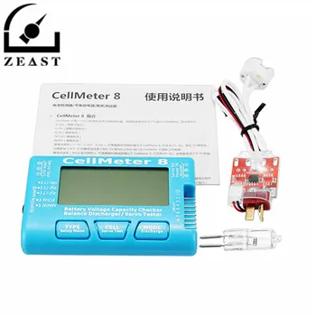 CellMeter 8 8S Digital Battery Voltage Capacity Balance Servo Checke r Tester With Discharge Module with 1 Bulb
CellMeter 8 8S Digital Battery Voltage Capacity Balance Servo Checke r Tester With Discharge Module with 1 Bulb