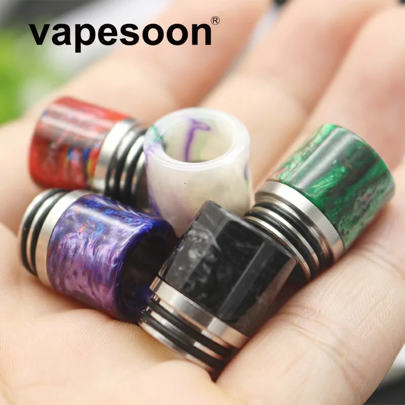 5pcs/lot Vapesoon 810 Drip Tip Metal & Epoxy Resin Drip Tip for TFV8/TFV8 BIG BABY/TFV12/TFV12 Prince/I JUST 3 Tank Atomizer
5pcs/lot Vapesoon 810 Drip Tip Metal & Epoxy Resin Drip Tip for TFV8/TFV8 BIG BABY/TFV12/TFV12 Prince/I JUST 3 Tank Atomizer
