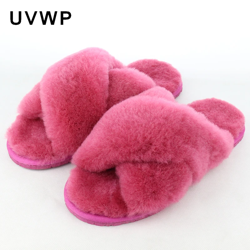 Natural Sheepskin Home Slippers Fashion Winter Women Indoor Slippers Fur Slippers Warm Furry Wool Slipper Lady House Shoes Flats
Natural Sheepskin Home Slippers Fashion Winter Women Indoor Slippers Fur Slippers Warm Furry Wool Slipper Lady House Shoes Flats