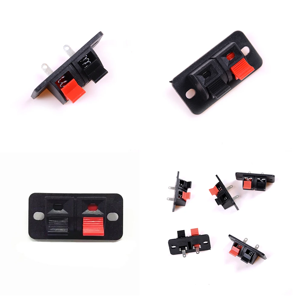 JETTING 5 Pcs 2 Positions Connector Terminal Push in Jack Spring Load Audio Speaker Terminals
JETTING 5 Pcs 2 Positions Connector Terminal Push in Jack Spring Load Audio Speaker Terminals