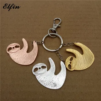 Elfin Wholesale 2017 Trendy Sloth Key Chains Gold Color Silver Color Animal Pet Memorial Jewellery Bradypus Key Rings
Elfin Wholesale 2017 Trendy Sloth Key Chains Gold Color Silver Color Animal Pet Memorial Jewellery Bradypus Key Rings