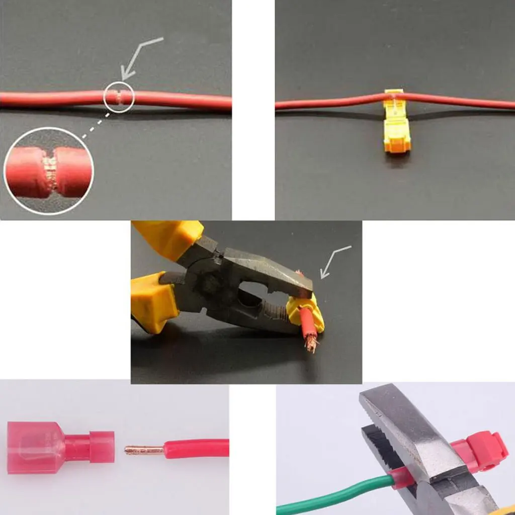 120pcs Female/Male Insulated Quick Disconnect Wire Terminals Connectors 120pcs Female/Male Insulated Quick Disconnect Wire Terminals Connectors