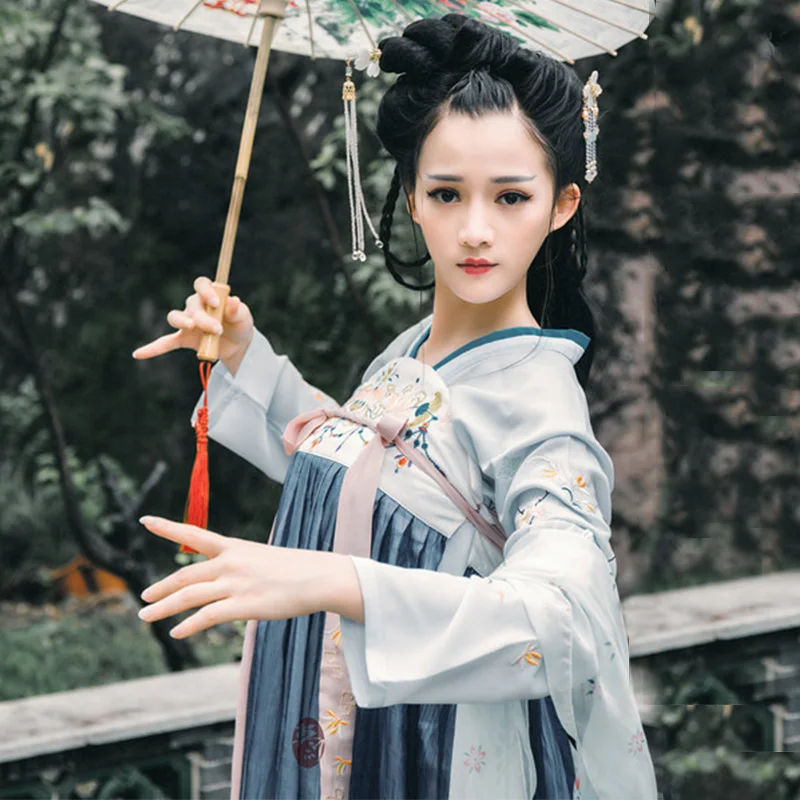 Women Hanfu Chinese National Dance Costume Folk Dress Tang Dynasty Cosplay Performance Clothing Oriental Festival Outfit DC1829
Women Hanfu Chinese National Dance Costume Folk Dress Tang Dynasty Cosplay Performance Clothing Oriental Festival Outfit DC1829