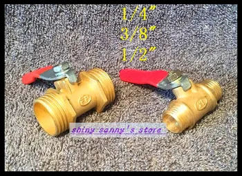 2pcs/Lot 3/8" BSP Male Full Ports Connection Air Brass Thread Pipe Ball Valve 
2pcs/Lot 3/8" BSP Male Full Ports Connection Air Brass Thread Pipe Ball Valve
