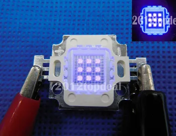 

10W High Power LED UV Light Chip 365nm 375NM 385nm 395nm 400nm 415nm 430nm Ultra Violet DIY #D
