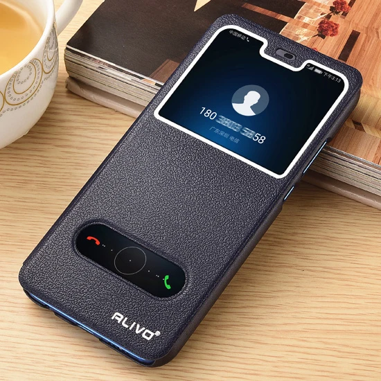 Huawei P20 Lite Flip Case,ALIVO Free Answer Double Window Leather+PC protection Flip Case for huawei p20lite(nova3e) Stand Cover
Huawei P20 Lite Flip Case,ALIVO Free Answer Double Window Leather+PC protection Flip Case for huawei p20lite(nova3e) Stand Cover